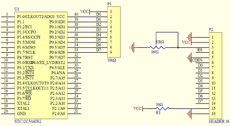 1602 c MCU B·D